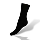 6W955 Diabetiker geeignete Socken im 5er-Pack - schwarz